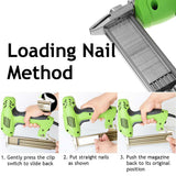Nailers & Staplers: Electric nail Gun Straight Nail Nailer Framing Heavy Duty Woodworking nail Gun