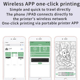 Tattoo Suppliers: Wireless Tattoo Transfer Printer Portable Machine Clear Transfer Stencil Printer Black