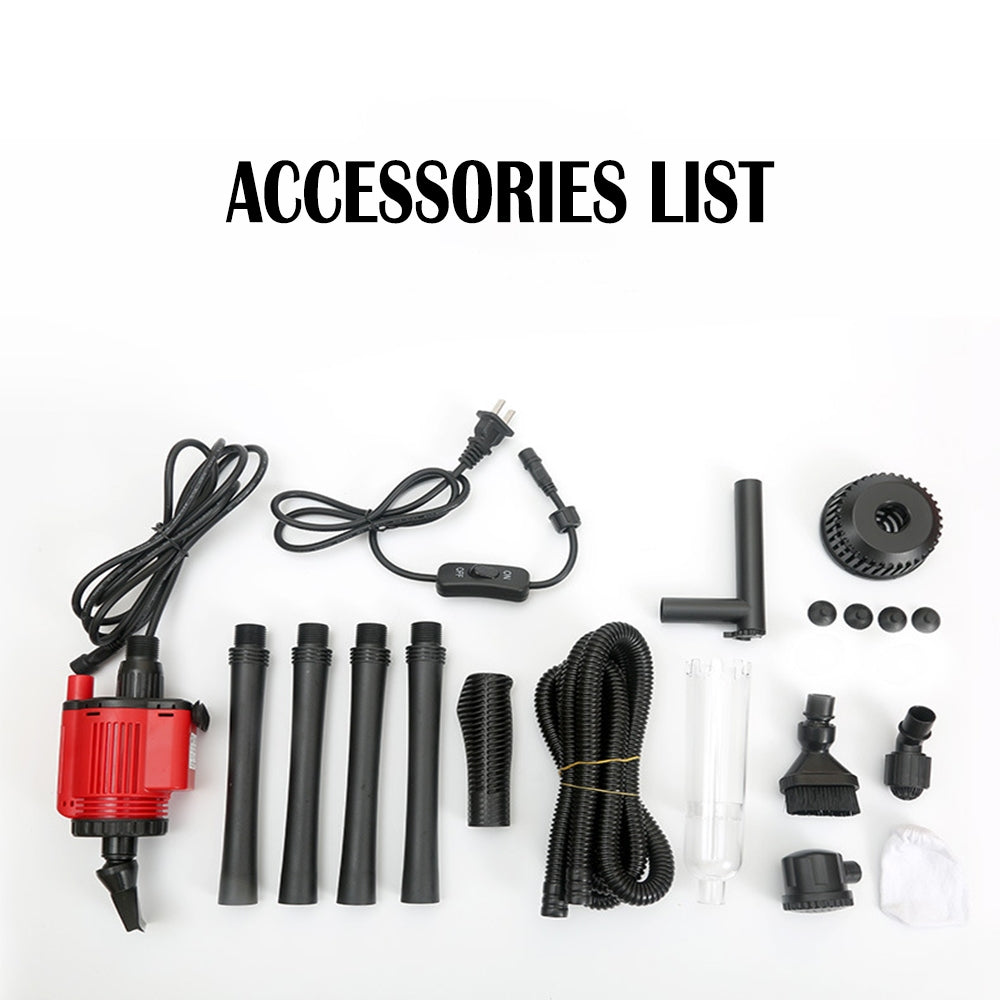 Aquarium Cleaning Supplies: Aquarium Electric Siphon Pump Vacuum Cleaner Fish Tank Clean Water Change Gravel