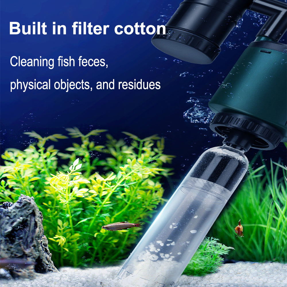 Aquarium Filters & Pumps: 2000L/H 36W Aquarium Tool Electric Fish Tank Pump Water Changer Sand Washer AU