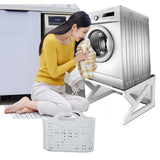 Dryers: Washing Machine Pedestal Raiser Laundry Dryer Stand Base Holder 120kg Anti Slip