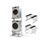 Dryers: Washing Machine Pedestal Raiser Laundry Dryer Stand Base Holder 120kg Anti Slip