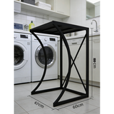 Dryers: ORIGINAL Dryer Stand Maxi: Portable Dryer Rack Heavy Duty Steel Capacity Black for Washer/Dryer/Mini Fridge