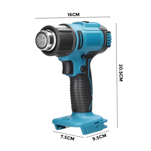 Gardening Tools: 2200W Cordless Heat Gun Hot Air Gun Temperature 300~580 Degree Celsius For Makita 18V Battery