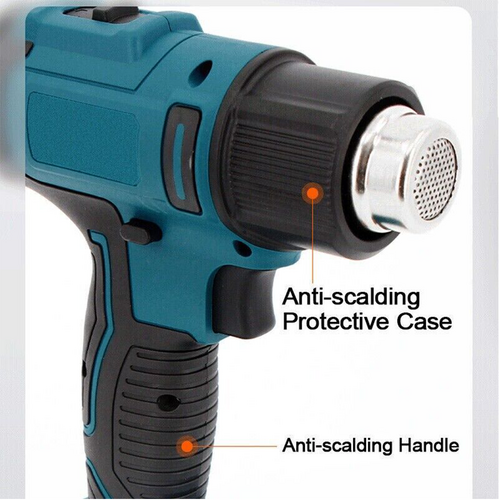 Gardening Tools: 2200W Cordless Heat Gun Hot Air Gun Temperature 300~580 Degree Celsius For Makita 18V Battery