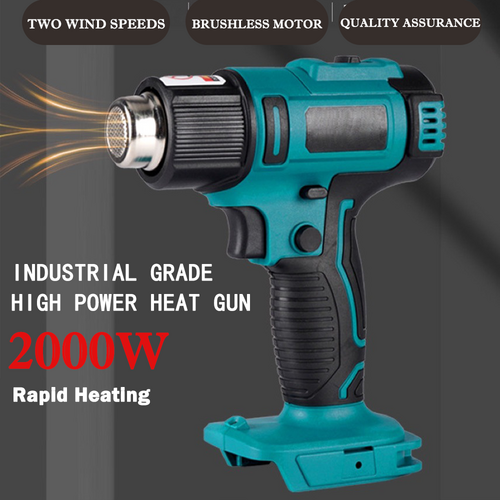 Gardening Tools: 2000W Electric Hot Air Heat Gun with Nozzles Cordless Handheld For Makita 18V AU