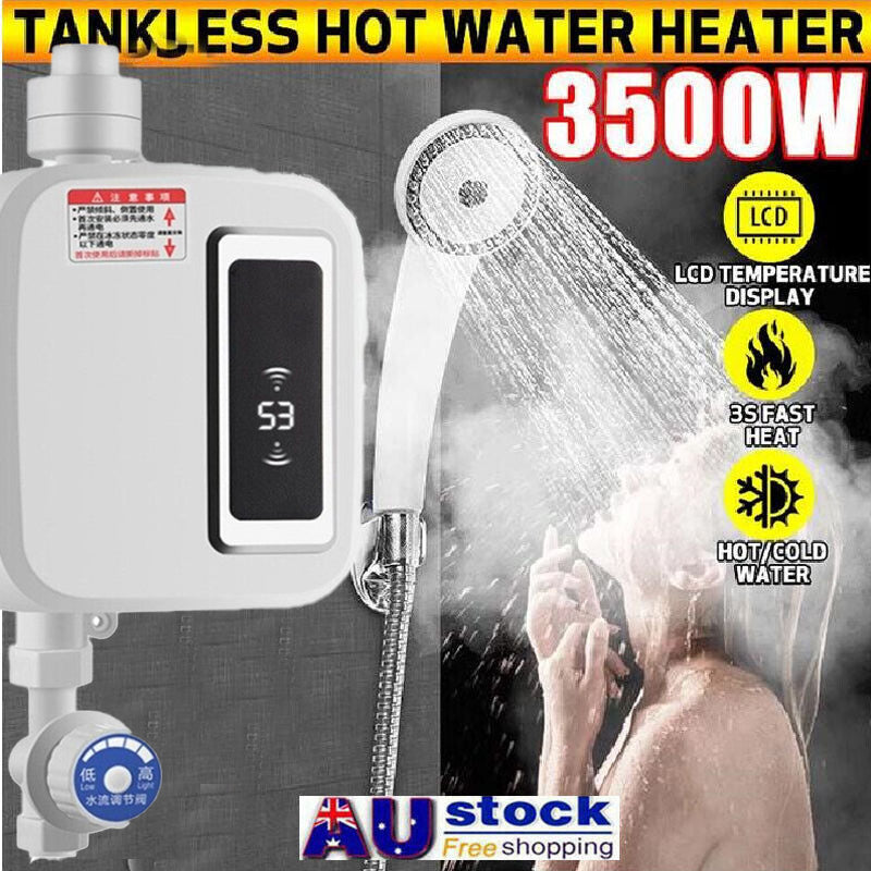 Hand Tools: Mini Electric Instant Tankless Hot Water Heater Under Sink Shower Water System