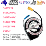 Automotive Parts: Steering Wheels Clock Spring For Jeep Wrangler Cherokee 56009070 56047103AC
