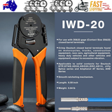 Automotive Repair & Speciality Tools: DT20 Crimper 4 Way Indent,8 Impression iCrimp Closed Barrel Type Deutsch Crimper