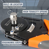 Automotive Repair & Speciality Tools: DT20 Crimper 4 Way Indent,8 Impression iCrimp Closed Barrel Type Deutsch Crimper