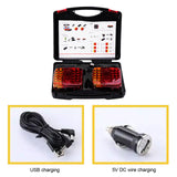 Automotive Parts: 2X 7Pin LED Magnetic Wireless Trailer-TailLight Kit For Trailer Truck Automotive