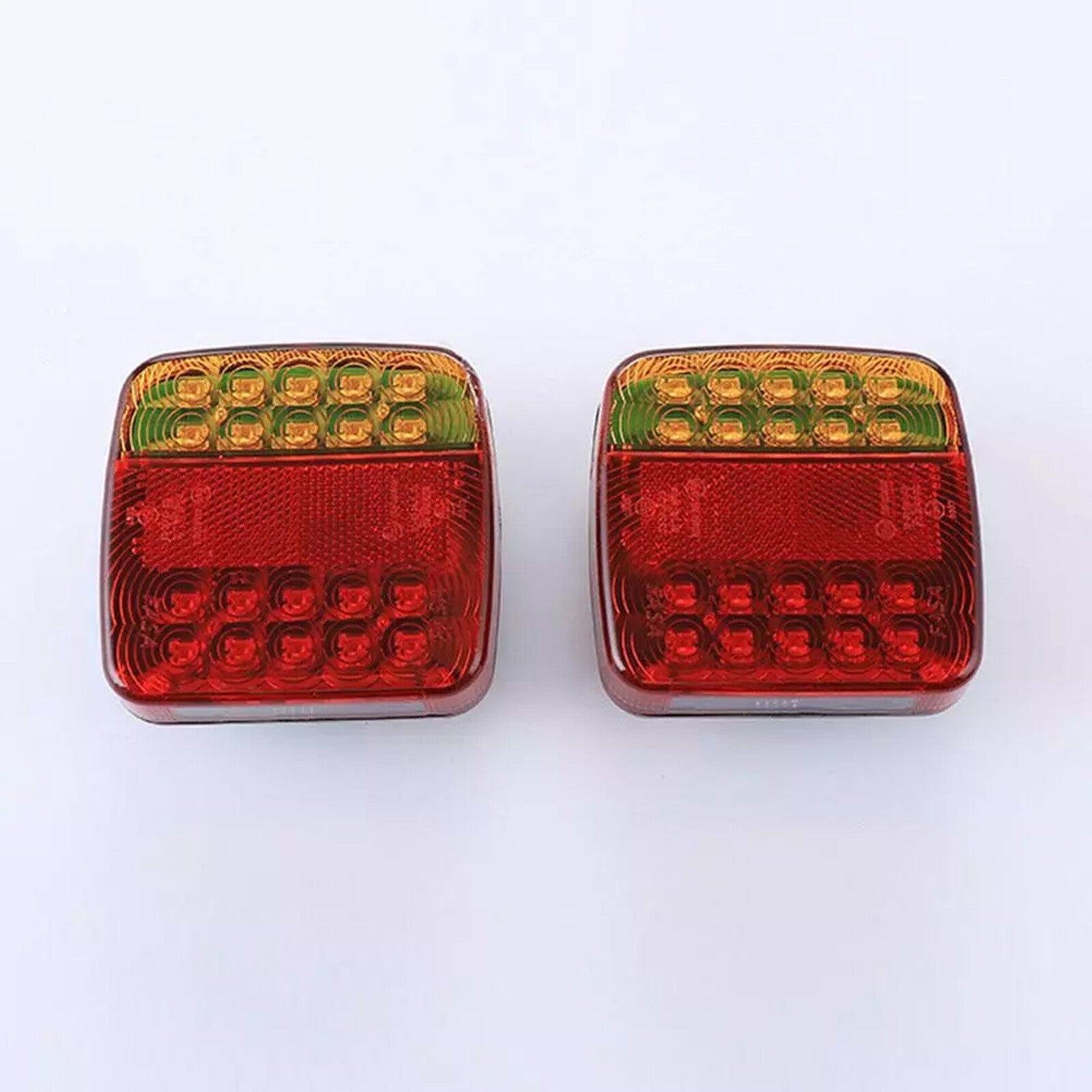 Automotive Parts: 2X 7Pin LED Magnetic Wireless Trailer-TailLight Kit For Trailer Truck Automotive