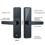 Electronic Door Locks: Digital Smart Door Lock Fingerprint APP Key Card Password Electronic Home Lock
