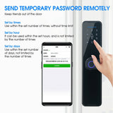 Electronic Door Locks: Digital Smart Door Lock Fingerprint APP Key Card Password Electronic Home Lock