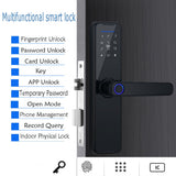Electronic Door Locks: Digital Smart Door Lock Fingerprint APP Key Card Password Electronic Home Lock
