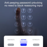 Electronic Door Locks: Digital Smart Door Lock Fingerprint APP Key Card Password Electronic Home Lock