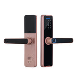 Electronic Door Locks: Tuya Home WIFI Smart Door Lock Biometric Fingerprint Smart Card Password Key USB