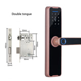Electronic Door Locks: Tuya Home WIFI Smart Door Lock Biometric Fingerprint Smart Card Password Key USB