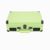 Audio Players & Recorders: Record Player Vinyl Turntable Bluetooth Speakers Retro Briefcase USB (Turquoise)