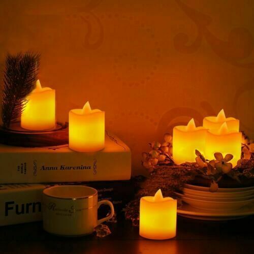 Candles & Diffusers: 48PCS Flameless LED Tea Light Tealight Candle Wedding Decoration