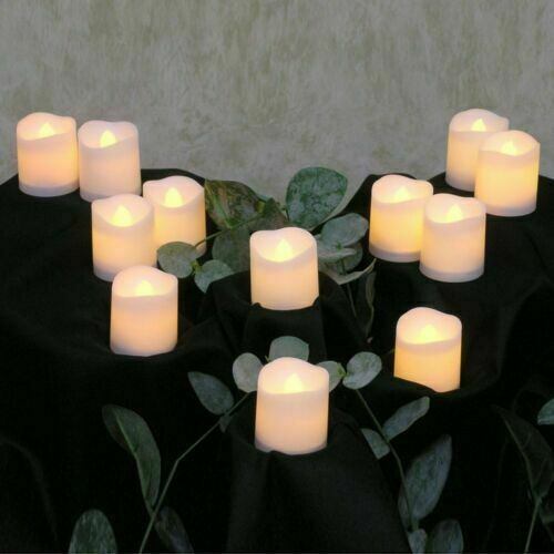 Candles & Diffusers: 48PCS Flameless LED Tea Light Tealight Candle Wedding Decoration