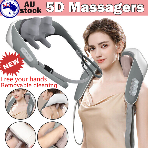 Massagers: Massagers for Neck and Shoulder with Heat Goletsure Pain Relief Deep 5D Kneading