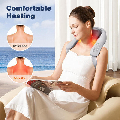 Massagers: Massagers for Neck and Shoulder with Heat Goletsure Pain Relief Deep 5D Kneading