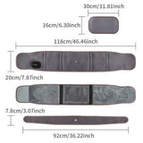 Massagers: Electric Dual Infrared Light Heat Back Massager Waist Brace Lumbar Support Belt