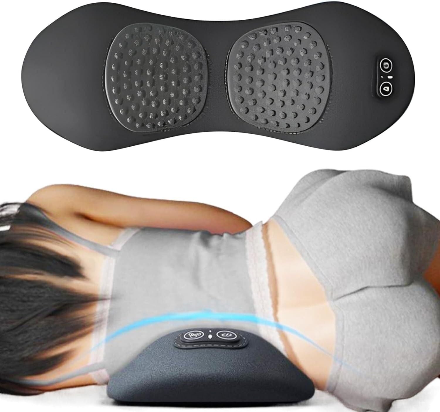 Electric Back Massager Triple Fusion Back Massager Traction Lifting & Heat AU