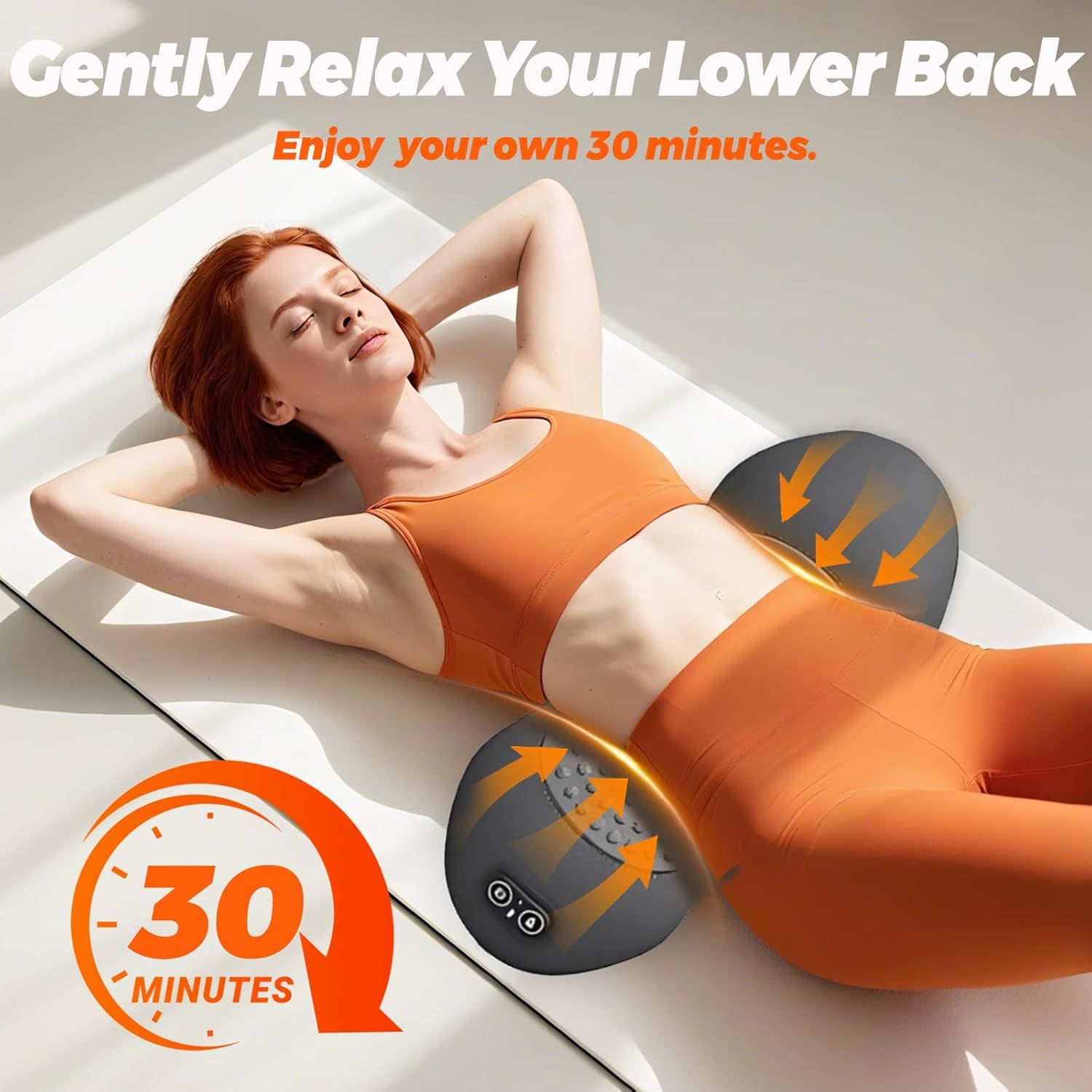Electric Back Massager Triple Fusion Back Massager Traction Lifting & Heat AU