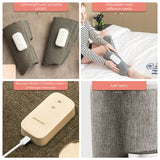 Massagers: Leg Massager Heated Air Compression Foot Massage Calf Circulation Muscles Relax