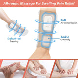 Massagers: Leg Massager Heated Air Compression Foot Massage Calf Circulation Muscles Relax