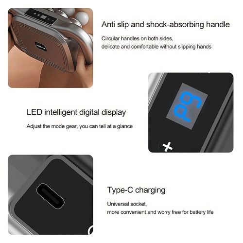 16 Heads Fascia Massage Gun Muscle Relax for Legs,Back,Waist,Hips Massage AU