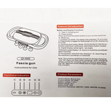 24 Heads Fascia Massage Gun Muscle Relax for Legs,Back,Waist,Hips Massage AU