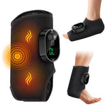 Black Cordless Ankle Heating Pad, Foot and Ankle Massager with Heat Foot Renew Triple