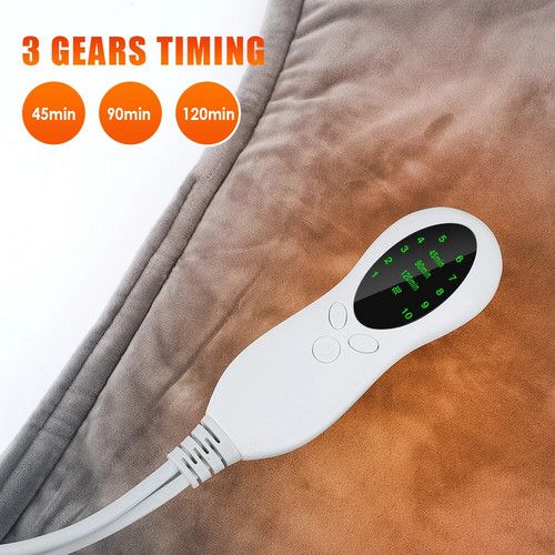 Portable Electric Heating Pad Wrap Heated Neck Shoulder Back Warm Pain Relief