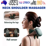 Neck Shoulder Massager, Electric Heated Kneading Back Massager Pain Relief