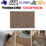 Door Mats: Premium Entrance Door Carpet 120x80cm Sole Cleaning Mats Sand and Dust Removal Washable