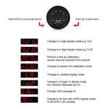 Automotive Parts: For Wideband Gauge X-Series 30-0300 AFR O2 UEGO Air Fuel Ratio Gauge  2-1/16" AU