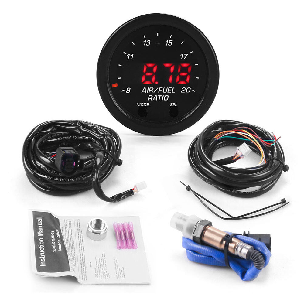 Automotive Parts: For Wideband Gauge X-Series 30-0300 AFR O2 UEGO Air Fuel Ratio Gauge  2-1/16" AU