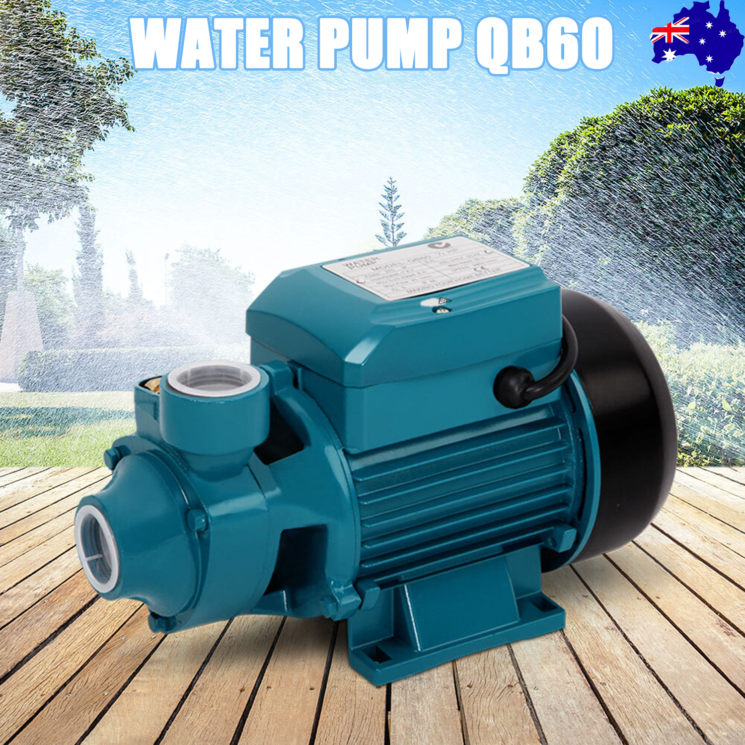 Generators: Electric PeripheralPump QB60 CleanWater Garden Farm RainTank Irrigation