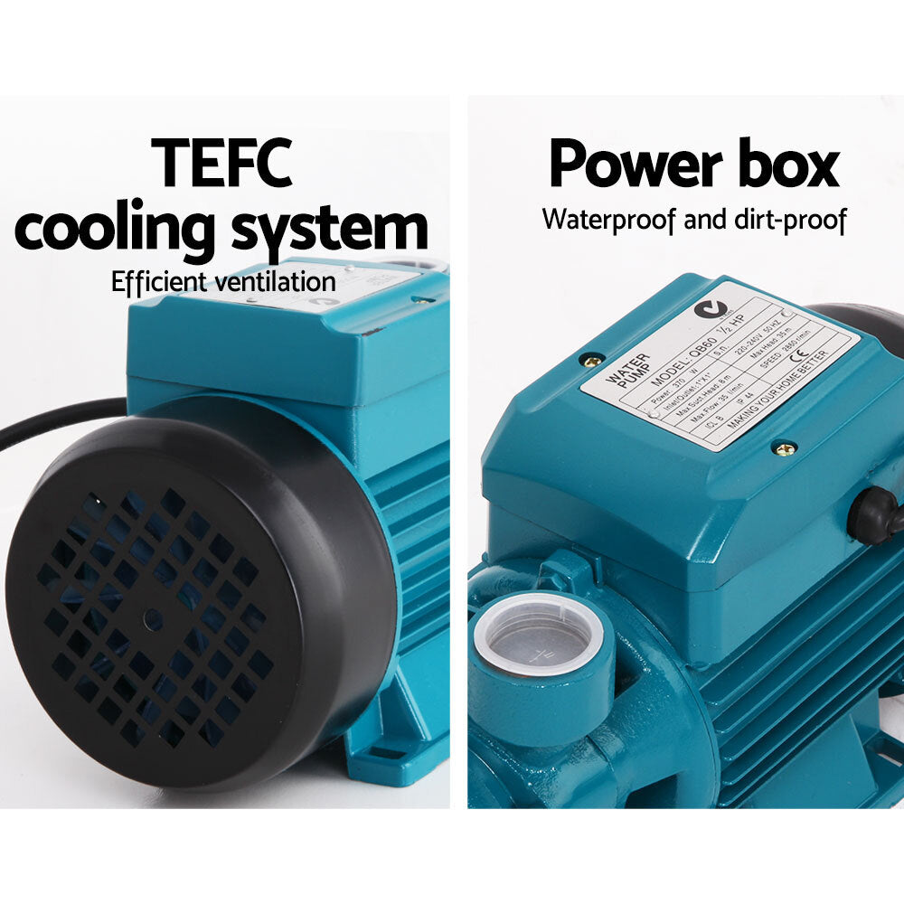 Generators: Electric PeripheralPump QB60 CleanWater Garden Farm RainTank Irrigation