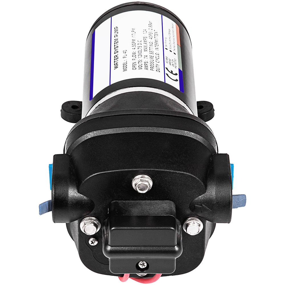 Fountain & Ponds Accessories: 12V Water Pump FL-40 High Pressure 17/10LPM For Caravan Boat Camp Washdown