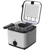 Skillets & Frying Pans: Electric Deep Fryer 2.5L French Frie Machine Oil Hot Pot Fried Chicken Grill