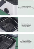 Skillets & Frying Pans: Electric Deep Fryer 2.5L French Frie Machine Oil Hot Pot Fried Chicken Grill