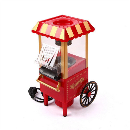 Skillets & Frying Pans: Electric Home Popcorn Machine Classic Car Corn Popper Maker For Kid Gift