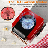 Skillets & Frying Pans: Electric Home Popcorn Machine Classic Car Corn Popper Maker For Kid Gift
