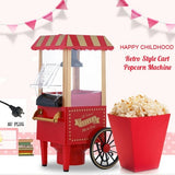 Skillets & Frying Pans: Electric Home Popcorn Machine Classic Car Corn Popper Maker For Kid Gift