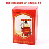 Skillets & Frying Pans: Electric Home Popcorn Machine Classic Car Corn Popper Maker For Kid Gift