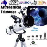 Camping Appliances: Pro Astronomical Telescope 114mm Aperture 875X Zoom HD High Resolution